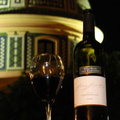 IMG 3903 Onze wijnen op het dakterras van het hostel Las Maranas Tempranillo 2004