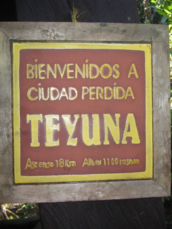 IMG 8361a De indianennaam van Ciudad Perdida is Teyuna 1100 Meter hoog