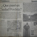 IMG 8390 Krantenartikel over ontvoering van toeristen in Ciudad Perdida 1