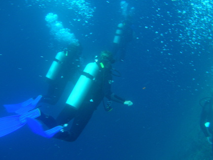 055 Eelco aan het duiken foto Jan en Cristina