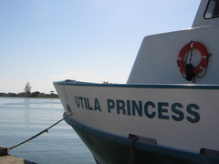 IMG 2929 De Utila Princess de boot naar Utila