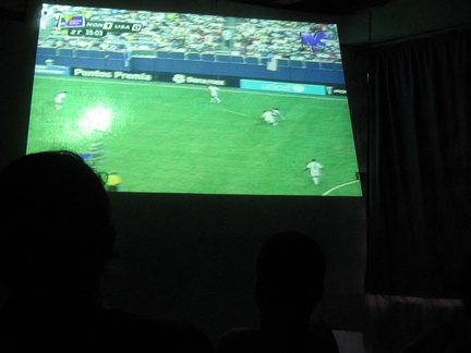 IMG 3307 Voetbal kijken Honduras USA helaas USA wint