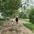 Jalapa Museo de antropologia Yves and Bas in the garden