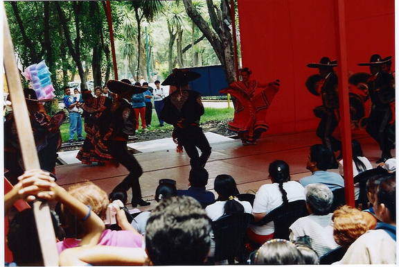 Mexico City Park mexican dancers 2