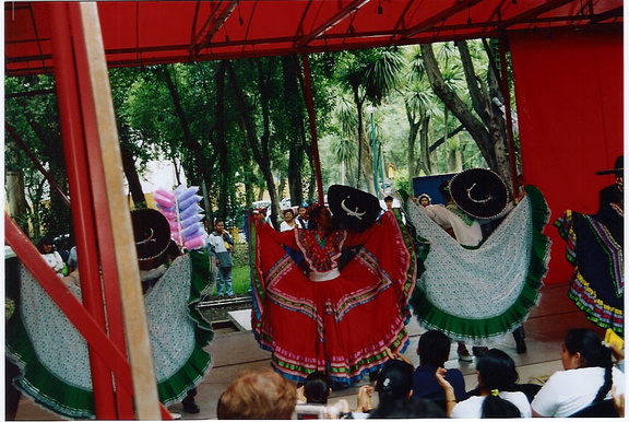 Mexico City Park mexican dancers 3