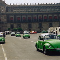 Mexico City Zocalo Kever taxis
