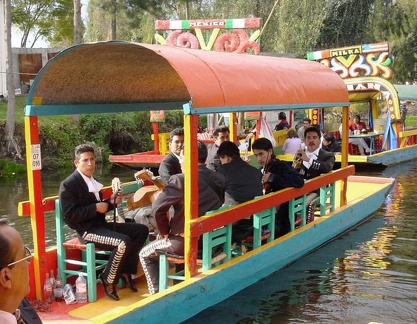 Xochimilco muziekantenboot brawob