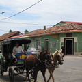 IMG 4409 Paard en wagen voor Hospedaje Cocibolca