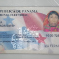 IMG 6713 Identiteitskaart van de moeder van hostelmedewerkster Panama City