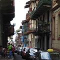 IMG 6627 In de file in Casco Viejo Panama City