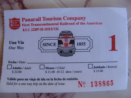 2008 Pan-Col 297 - Het (dure) treinkaartje, toch leuk gedaan te hebben