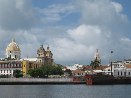 2008 Pan-Col 879 - Zicht op het oude centrum van Cartagena