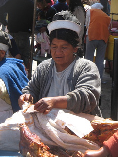 IMG 3823 Cancha varkensvlees op de Feria Dominical