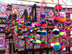 IMG 3833 Zeer kleurige pompoenen op de Feria Dominical