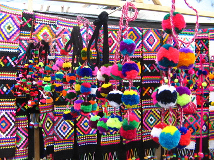 IMG 3833 Zeer kleurige pompoenen op de Feria Dominical