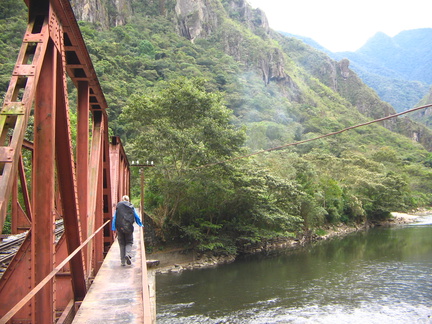 IMG 7605 Spoorbrug tussen Hydro Electrica en Aguas Callientes