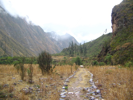 IMG 7771 We vonden gelukkig echte oude Inca paden