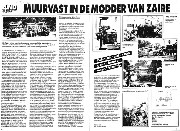 1990-11-12 4WD - Muurvast in de modder van Zaire